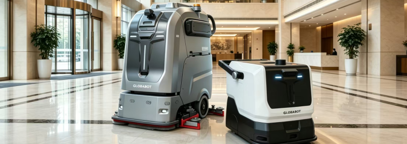quality COMMERCIAL SCRUBBER SWEEPER VACUUM CLEANING ROBOT factory