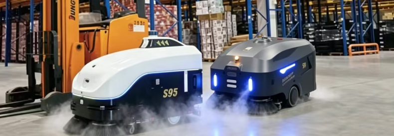 quality COMMERCIAL SCRUBBER SWEEPER VACUUM CLEANING ROBOT factory