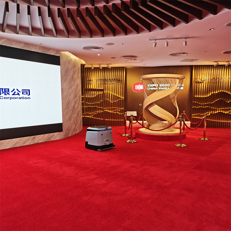 Heavy-duty robot vacuum and scrubber designed for high-traffic commercial areas like airports and malls