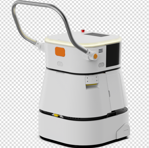  Hygienic commercial scrubber robot with dual tanks and antibacterial features for healthcare environment cleaning