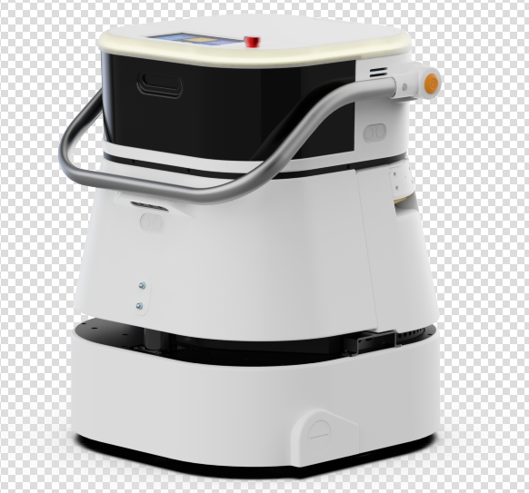  Versatile commercial scrubber robot capable of cleaning various surfaces from polished concrete to epoxy floors