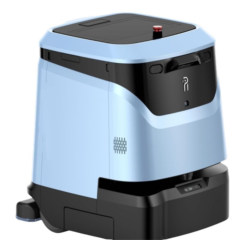 Schedule automated cleanings with this advanced commercial robot vacuum and scrubber for retail stores