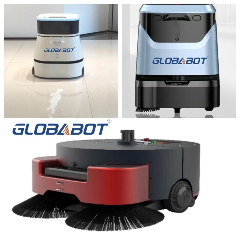 Schedule automated cleanings with this advanced commercial robot vacuum and scrubber for retail stores