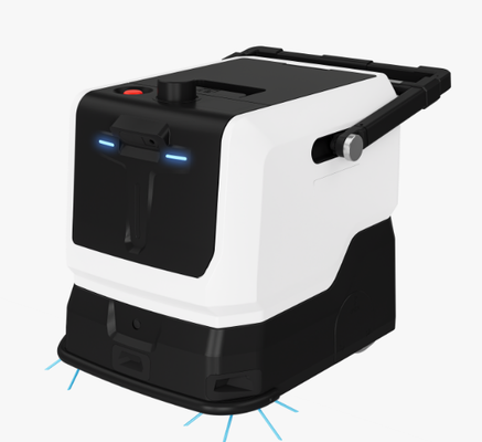 Connected commercial robot vacuum and scrubber managed remotely via a centralized cloud platform